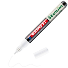 EDDING Lakkmarker, 1-2 mm, "51", fehér (TED51FH) (TED51FH) filctoll, marker