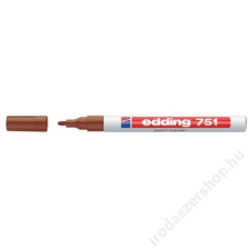 EDDING Lakkmarker, 1-2 mm, EDDING 751, barna (TED7515) filctoll, marker