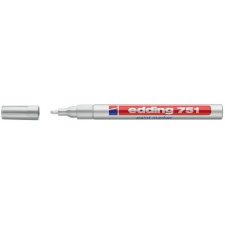 EDDING Lakkmarker, 1-2 mm, EDDING "751", ezüst filctoll, marker