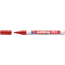 EDDING Lakkmarker, 1-2 mm, EDDING "751", piros filctoll, marker