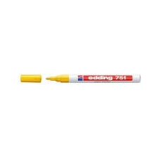 EDDING Lakkmarker, 1-2 mm, EDDING \"751\", sárga filctoll, marker
