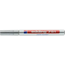EDDING Lakkmarker, 1-2 mm, EDDING "751", ezüst filctoll, marker