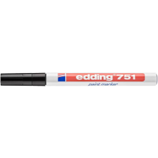 EDDING Lakkmarker, 1-2 mm, EDDING &quot;751&quot;, fekete filctoll, marker