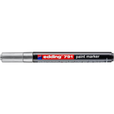 EDDING Lakkmarker, 1-2 mm, PCR, EDDING "791", ezüst filctoll, marker