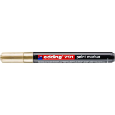 EDDING Lakkmarker 1-2mm, kerek Edding 791 arany filctoll, marker