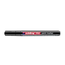 EDDING Lakkmarker 1-2mm, kerek Edding 791 fekete filctoll, marker