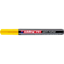 EDDING Lakkmarker 1-2mm, kerek Edding 791 sárga filctoll, marker