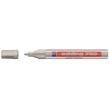 EDDING Lakkmarker, 2-4 mm, EDDING "750", ezüst filctoll, marker