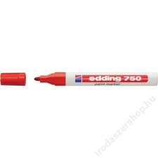 EDDING Lakkmarker, 2-4 mm, EDDING 750, piros (TED7504) filctoll, marker