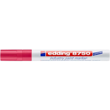 EDDING Lakkmarker, 2-4 mm, EDDING, "8750", piros filctoll, marker
