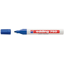 EDDING Lakkmarker 2-4mm, kerek Edding 750 kék filctoll, marker