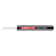 EDDING Lakkmarker EDDING 791 1-2mm fehér filctoll, marker