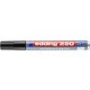 EDDING Tábla- és flipchart marker, 1-3 mm, kúpos, EDDING "250", fekete
