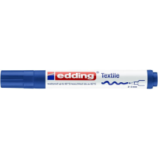 EDDING Textilmarker, 2-3 mm, kúpos, EDDING &quot;4500&quot;, kék filctoll, marker