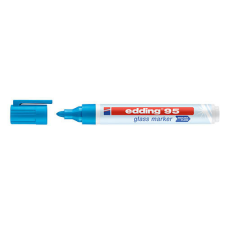 EDDING Üvegreíró marker EDDING 95 világoskék filctoll, marker