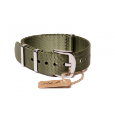 Edelwolle prémium Nato óraszíj, military zöld, 20mm óraszíj