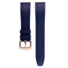  Edelwolle szilikon óraszíj, kék, 22mm