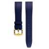  Edelwolle szilikon óraszíj, kék, 22mm