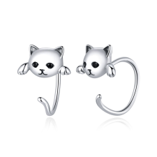 EdenBoutique Cats Cuffs ezüst fülbevaló fülbevaló