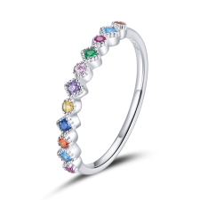 EdenBoutique Csodálatos Rainbow 5 ezüst gyűrű gyűrű