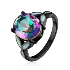 EdenBoutique Ezüst gyűrű opállal 8 gyűrű