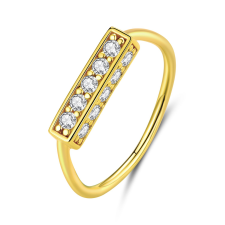 EdenBoutique Golden Treasure 6 ezüst gyűrű gyűrű