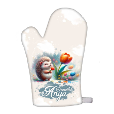  Edényfogó kesztyű, Anyák napja, Süni és tulipán lakástextília