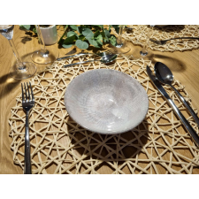  Edessa kerámia mélytányér salátás Ø15cm kagyló tányér és evőeszköz