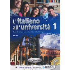 Edilingua Pantelis Marin L'ITALIANO ALL'UNIVERSITA 1+CD nyelvkönyv, szótár