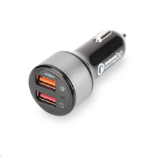 Ednet 84103 USB autós gyorstöltő 2 port (84103) mobiltelefon kellék