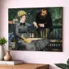 Édouard Manet - A télikertben vászonkép