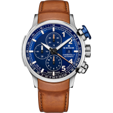 Edox 01129-TBUCBR-BUBR Chronorally Automatic Mens Watch 45mm karóra