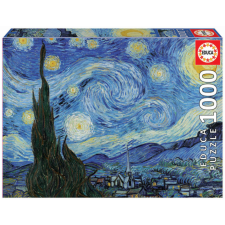 Educa 1000 db-os puzzle - A csillagos éjszaka, Vincent Van Gogh (19263) puzzle, kirakós