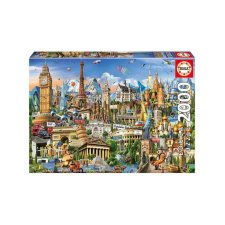 Educa 2000 db-os puzzle - Európa jelképei (17697) puzzle, kirakós