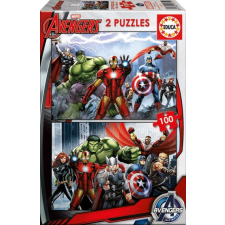 Educa 2 x 100 db-os puzzle - Avengers - Bosszúállók (15771) puzzle, kirakós
