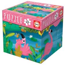Educa 48 db-os puzzle - Mini box - Flamingók (18073) puzzle, kirakós
