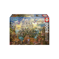 Educa 8000 db-os puzzle - Álmok városa (19570) puzzle, kirakós