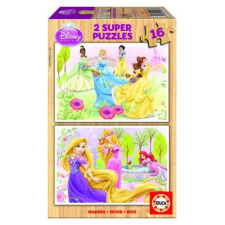 Educa Disney Hercegnők fa puzzle, 2x16 darabos puzzle, kirakós