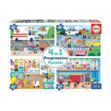 Educa puzzle 4 az 1-ben - Hősök akcióban puzzle, kirakós