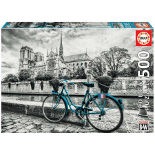 Educa Puzzle Bicikli a Notre Dame mellett 500 db-os (18482) puzzle, kirakós