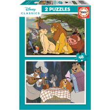 Educa Puzzle Disney Állatok 2x48 darab puzzle, kirakós