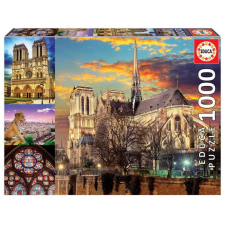 Educa Puzzle Notre Dame kollázs 1000 db-os (18456) puzzle, kirakós
