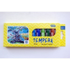Educa Tempera EDUCA 10 x 7,5ml-es készlet, karton dobozban tempera
