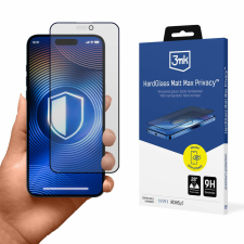 Edzett üveg 3mk Hardglass Matt Max Privacy Apple iPhone 15 Pro készülékhez mobiltelefon kellék