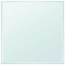 edzett üveg asztallap négyszögletes 700x700 mm bútor