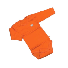 EEVI Hosszú Ujjú Body - Narancs Maci Hímzéssel - 68 kombidressz, body