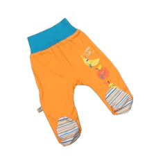 EEVI Pamut bébi nadrág - Narancs/Kék "Fruits"62 babanadrág