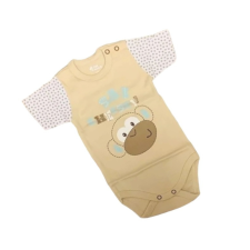 EEVI Rövid ujjú Body - Mogyoróbarna Majom - 80 kombidressz, body