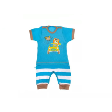 EEVI Rövid ujjú Rugdalózó - Kék Szafaris 80 rugdalózó