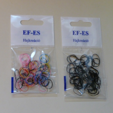 EF-ES pink szilikon gyűrű hajdísz